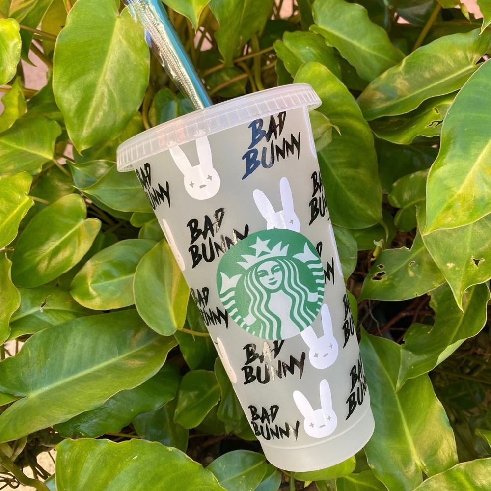 Bad bunny Starbucks cup